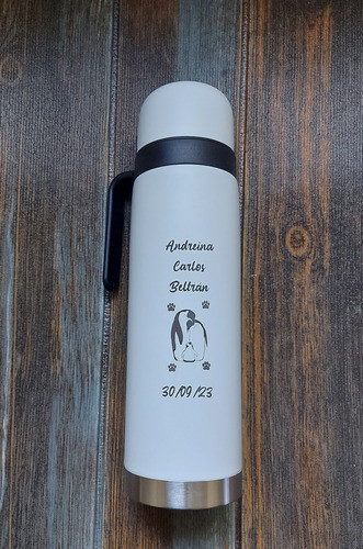 Termo Personalizado! Grabado Con Logo, Frase O Dibujo! 1