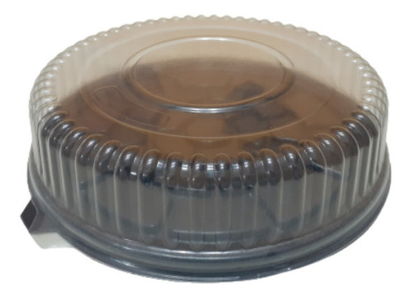 Tortera Plástica Descartable / Porta Torta 28 Baja (10 U.) 0