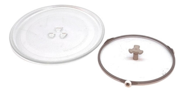 Plato Microondas 24.5 Cm + Aro Giratorio + Trébol 0