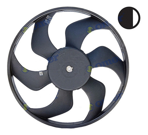 Paleta Electroventilador Citroen C3 1.4 Nafta 03/ A.a 0