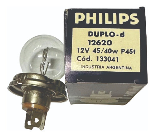 Lampara Optica Auto - Moto Pt45 12v 45/40w Marca Philips 0