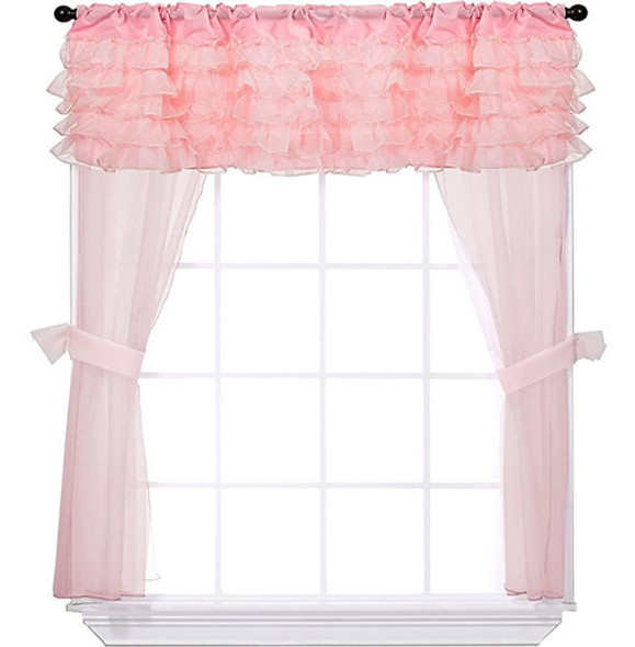 Ropa De Cama De La Muñeca Ropa De Cama Cenefa Rosado 0