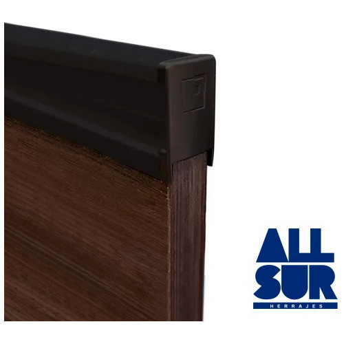 Tapa Plastica Negro Perfil Manija Mc18 Grupo Euro X 5 Pares 1