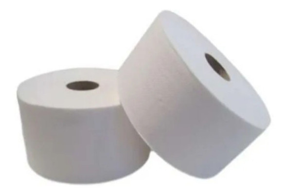 Papel Higienico Blanco Jumbo 500 Mts X 8 Rollos Ecologicos 0