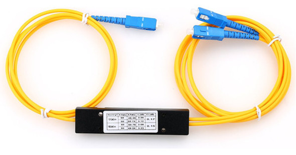 Divisor Óptico O Splitter 1 Entrada 2 Salidas 0