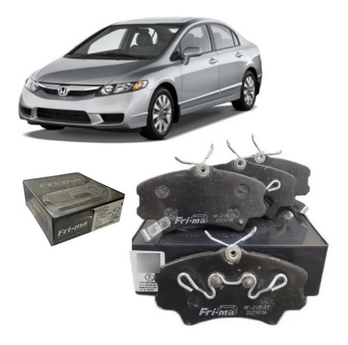 Pastilla De Freno Honda Civic 1.8 2007 A 2011 Delantera 0