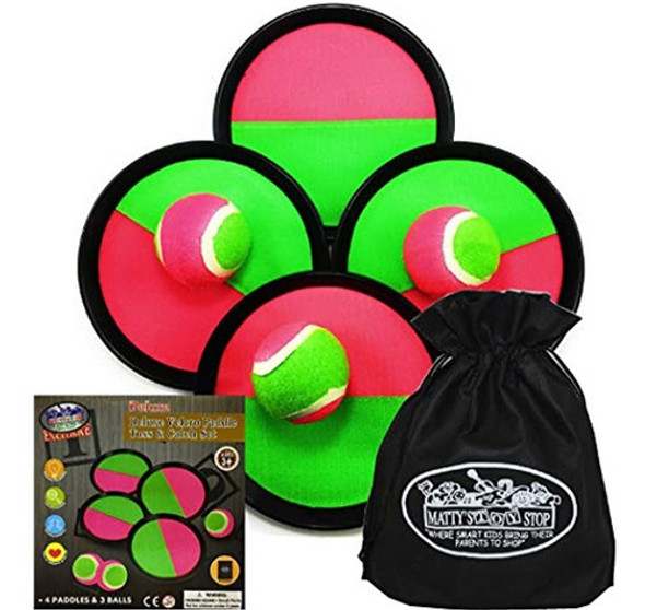 Matty's Toy Stop Deluxe Toss & Catch (hook & Loop) Juego De 0