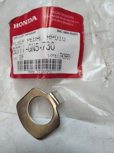 Arandela Posa Pie Trasero Honda Wave Nf 105 Original 0