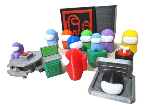 Among Us Pack Regalo Muñecos Encastre 28 Piezas Compatible 1