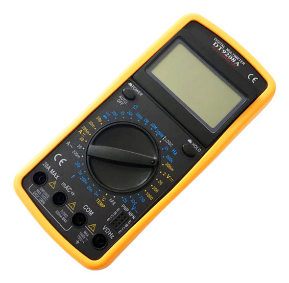 Multimetro Digital Capacimetro Capacidad Hfe 20 Amper Tester 1