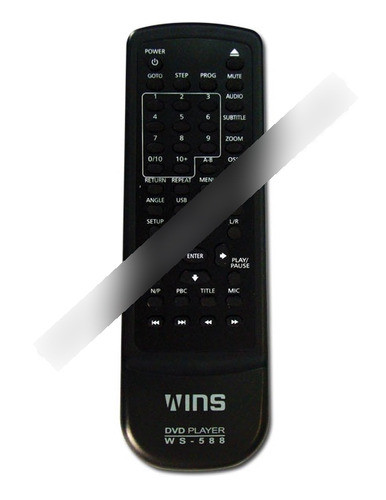 Control Remoto // Para Dvd Wins Ws-588 1