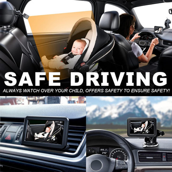 Cámara De Bebé Para Asiento Trasero Con Visión Nocturna Hd 1 Cámara De Bebé Para Asiento Trasero Con Visión Nocturna Hd 1