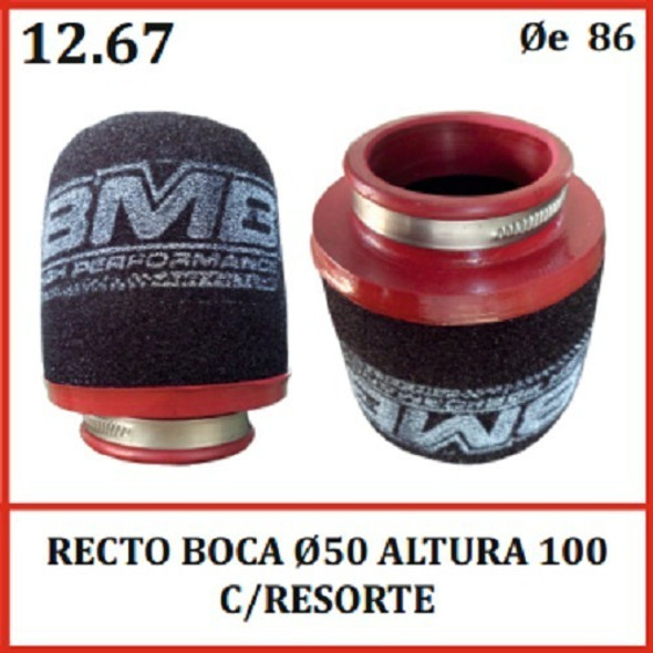 Filtro De Aire Bmb Competicion 50x100 (perilla Y Guillotina) 1