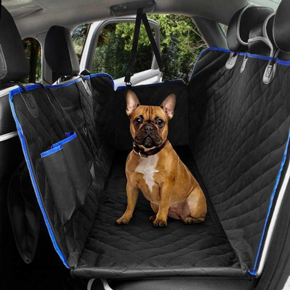 Cubreasiento Auto Mascotas 2 Plazas Bolsillos Capitoneado 1