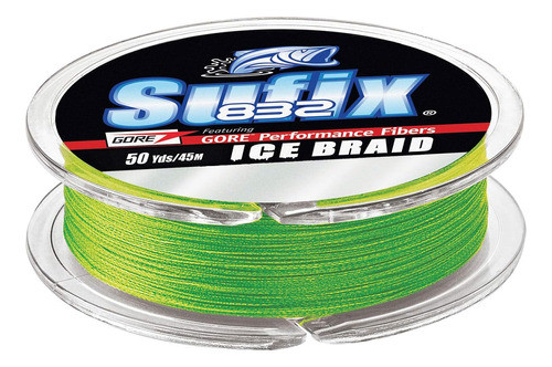 Sufix 832 Ice Braid Señuelo Pesca (lima Neón) 20 Lb 1