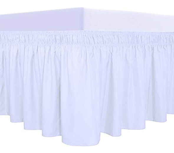 Falda De Cama Con Volantes Purefit Wrap Around Con Cinturón 0