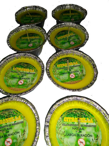 Vela Citronella Ahuyenta Mosquitos Pack X 10 Unidades 0