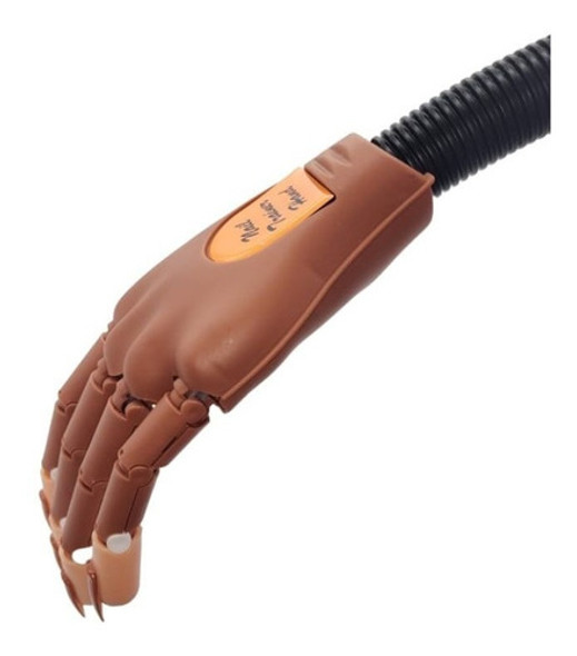 Mano Practica Articulada Con Uñas Y Soporte Esculpidas Gel 1