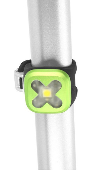 Luz Led Bici Trasera Knog Blinder 1 Cross Verde Recargable 0