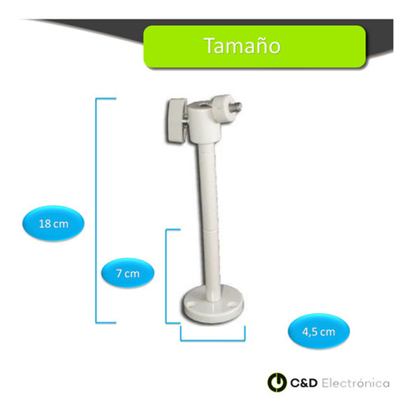 Soporte Metálico Para Cámaras De Seguridad X 10 Unidades 1