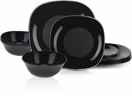 Juego De Platos Vidrio Templado X 25 Piezas 0
