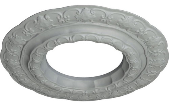 Ekena Millwork Cm15li Lisboa Medallón De Techo, 15 3/8 Od X 1