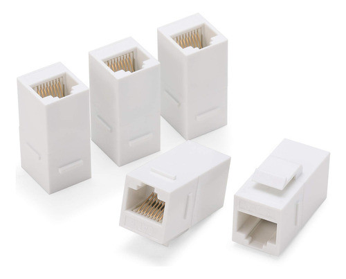 Rapink Adaptador En Lnea Rj45 Keystone, Conector De Red Hemb 0