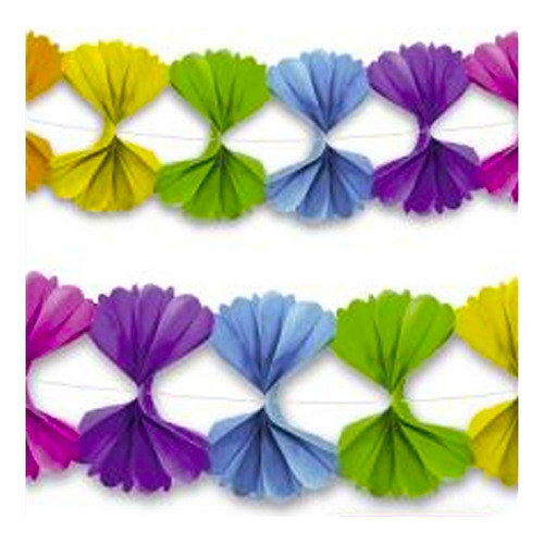 Guirnalda Moños Multicolor Banderín X 360 Cm - Cc 0