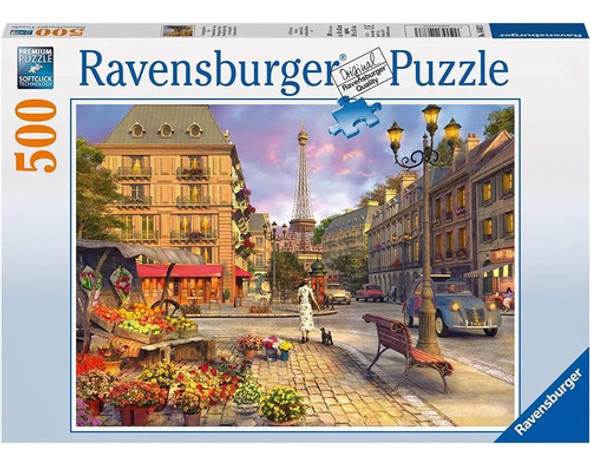 Puzzle Paseo Nocturno 500 Piezas- Ravensburger 0 Puzzle Paseo Nocturno 500 Piezas- Ravensburger 0