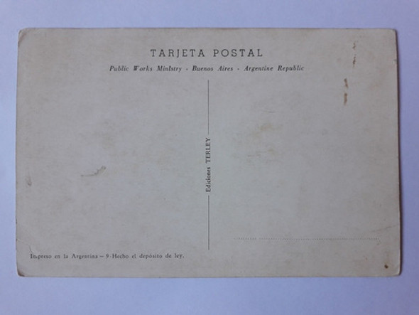 Antigua Postal Del Ministerio De Obras Públicas Buenos Aires 1 Antigua Postal Del Ministerio De Obras Públicas Buenos Aires 1
