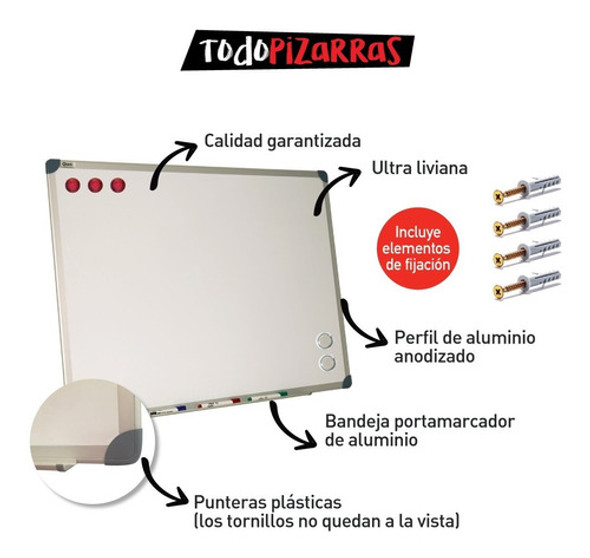 Pizarra Magnética Olami 45 X 60 1