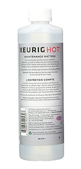 Keurig  Solucion De Desincrustacion De 14 Onzas Juego De 4 1
