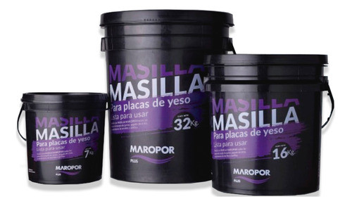 Masilla Para Durlock Maropor Lista Para Usar X 32 Kg *** 0