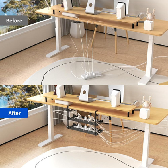 Bandeja De Gestión De Cables Extensible De 31 Pulgadas Debaj 1