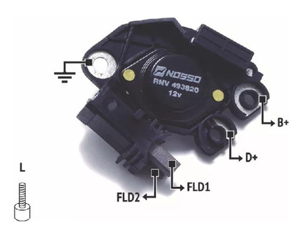 Regulador De Voltaje Alternador Valeo Rnv 493820 0