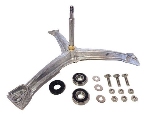 Kit Eje Soporte Tambor Retén Tornillo Ruleman 6203 Drean 166 1