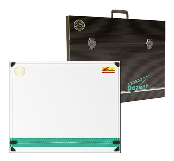 Tablero Dozent  Plantec 40x50 Con Paralela Y Maletín Técnico 0