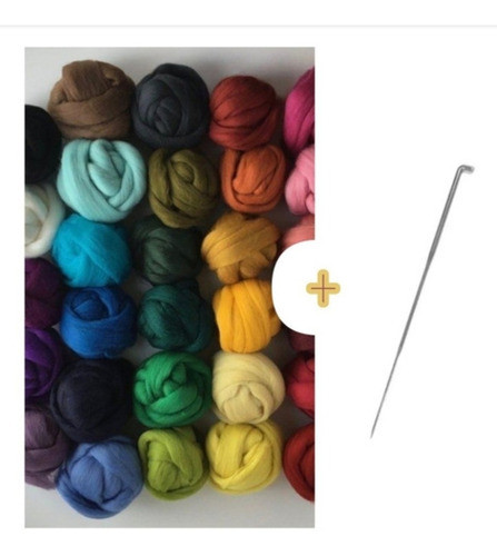 Kit Combo De Bordado Fieltro Felting Más Aguja Envio Gratis 1