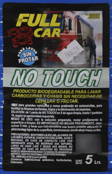 No Touch Bichos Sin Friccion Shampoo Auto Camion Full Car 5l 1