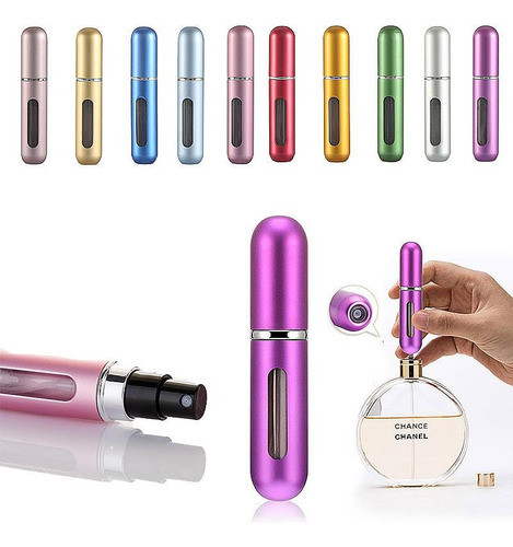 X10 Mini Perfumero Portátil Recargable 5ml Atomizador Promo 0