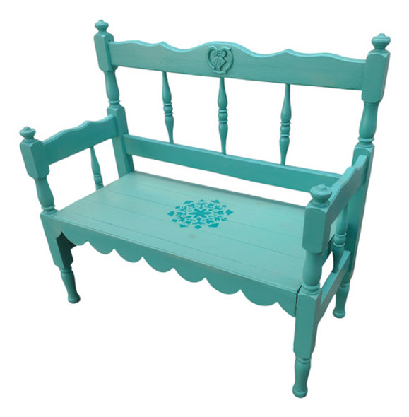 Banco De Madera Interior Artesanal 0