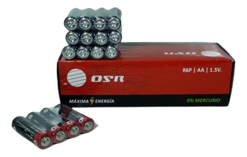 Pilas Osr Doble Aa Pack X 60 Unidades 0