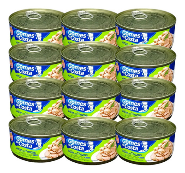 Atun Gomes Da Costa Natural Trozo 170 Grs X12 0