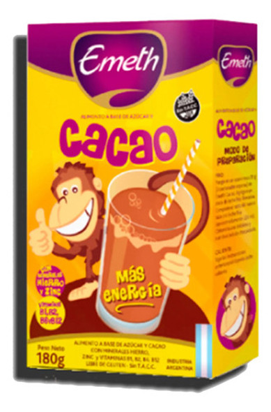 Cacao En Polvo 180grs X 6 Unidades 0 Cacao En Polvo 180grs X 6 Unidades 0