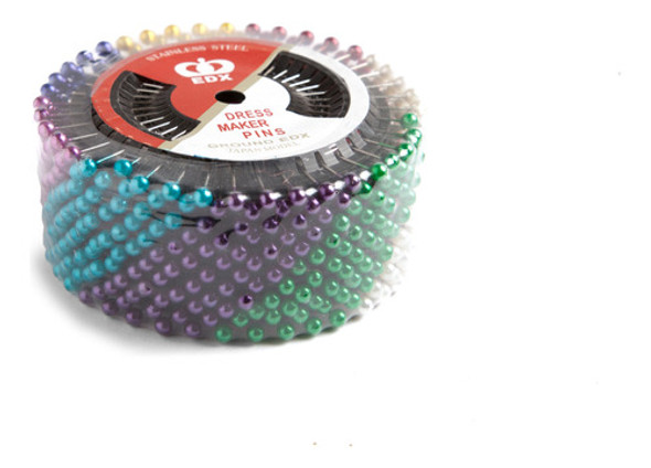 Alfileres Cabeza Perlado Colores 12 Rosetas 40 C/u + Calidad 0 Alfileres Cabeza Perlado Colores 12 Rosetas 40 C/u + Calidad 0