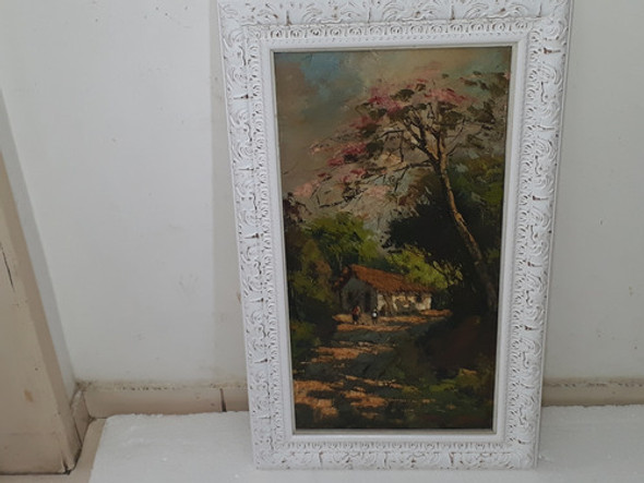 2213- Francisco Céa. Ost. 44x73cm Com Moldura. Teresópolis. 0
