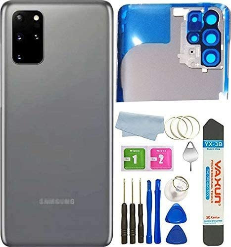 Carcasa Trasera De Vidrio Gris Para Samsung Galaxy S20 Plus 0