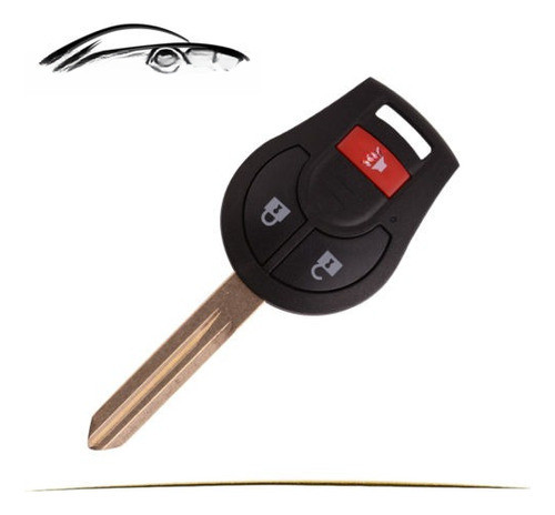 1pc Nueva Entrada Cabeza Remota Sin Llave Llave Fob Transmis 0