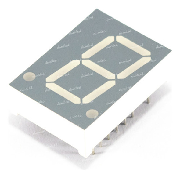 5 Displays 7 Segmentos 0.80 Catodo Comun Verde 27.5x19.9 0