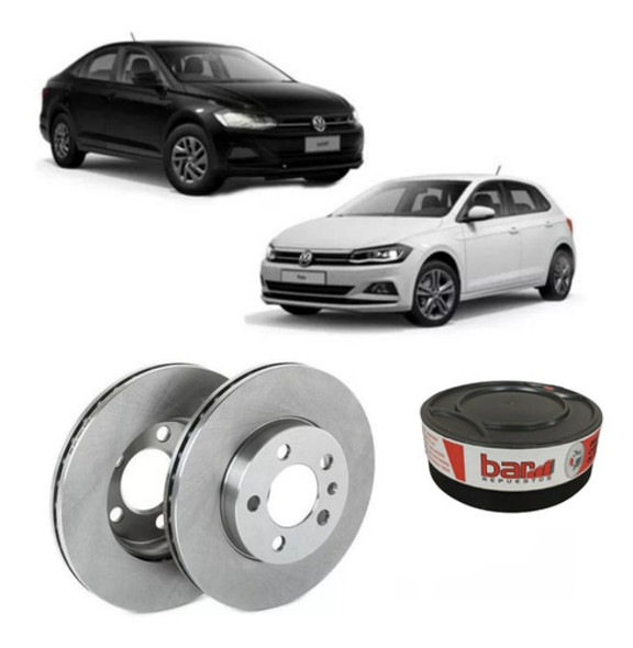 Disco De Freno Para Volkswagen Polo 1.6 Msi Virtus Delantero 0 Disco De Freno Para Volkswagen Polo 1.6 Msi Virtus Delantero 0